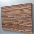 High Glossy Wood Grain UV MDF Panel,The Back Is Melamine Parper For Funcation Furniture